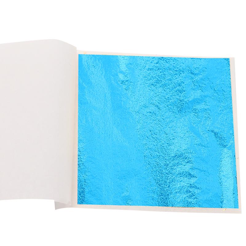 Imitation Gold Leaf Paper 9cm DIY Gilding, Decorative Sheets - 50 Sheets, Various Colors