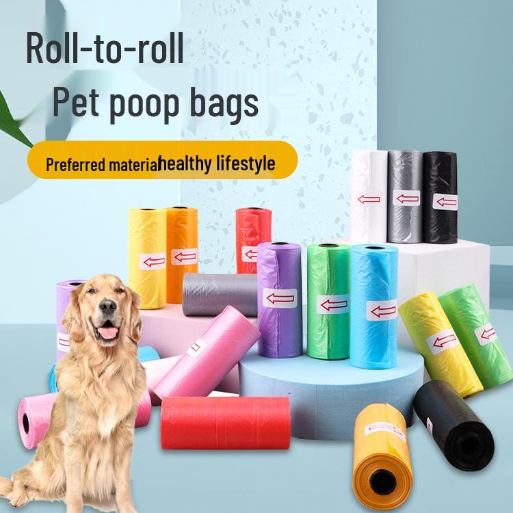 Biodegradable Thickened Dog Poop Bags with Portable Dispenser