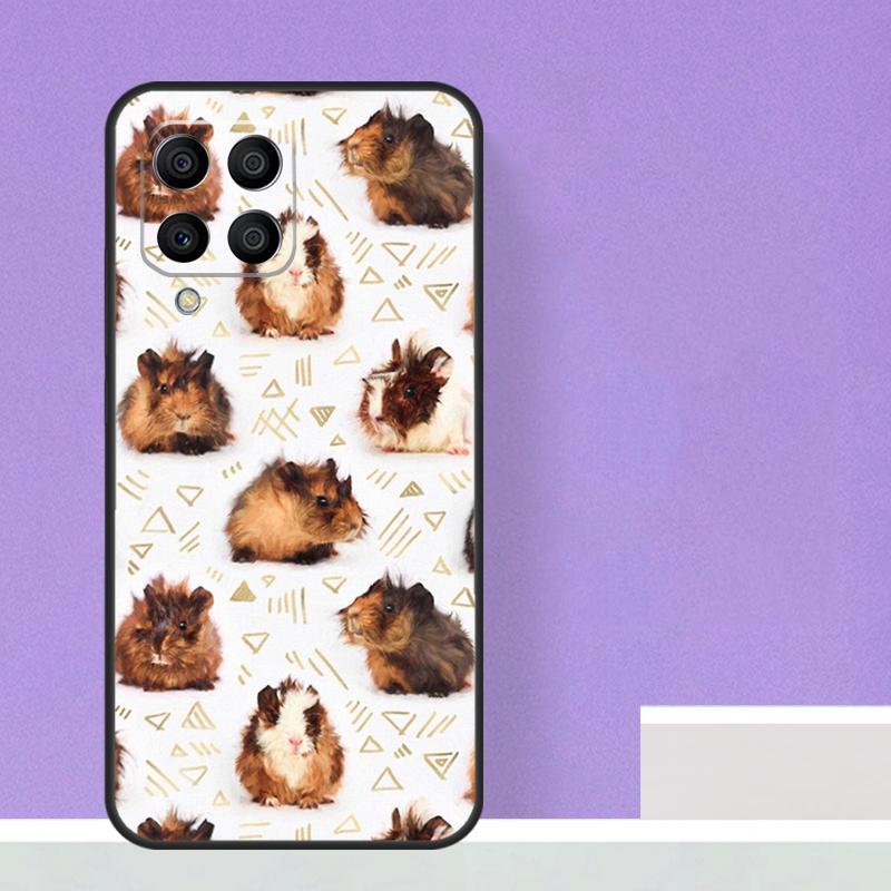 Cute Cartoon Guinea Pig Case For Samsung Galaxy M21 M31 M15 M55 M56 M36 M16 M06 M13 M33 M53 M12 M32 M52 M14 M34 M54