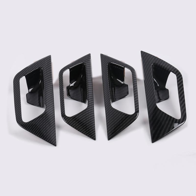 For Peugeot 3008 3008GT 5008 2017 2018  - Interior Door Handle Bowl Cover Frame Trim Sticker Car Styling Accessories