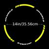 For VARIO Motorcycle 14 Inch Wheel Reflective Sticker Waterproof Personality Creative Color Warning Sticker