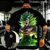 Summer Dragon Ball Printed Cotton Fabric Lori Pattern T-shirt Casual and Comfortable Clothing