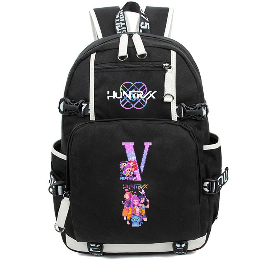 Roztomilý Kreslený K-Pop Lovci Démonů Batoh Velká Kapacita Školní Taška na Knihy Laptop Unisex Studenti Chlapec Dívka Školní Taška Cestovní Outdoorová Taška