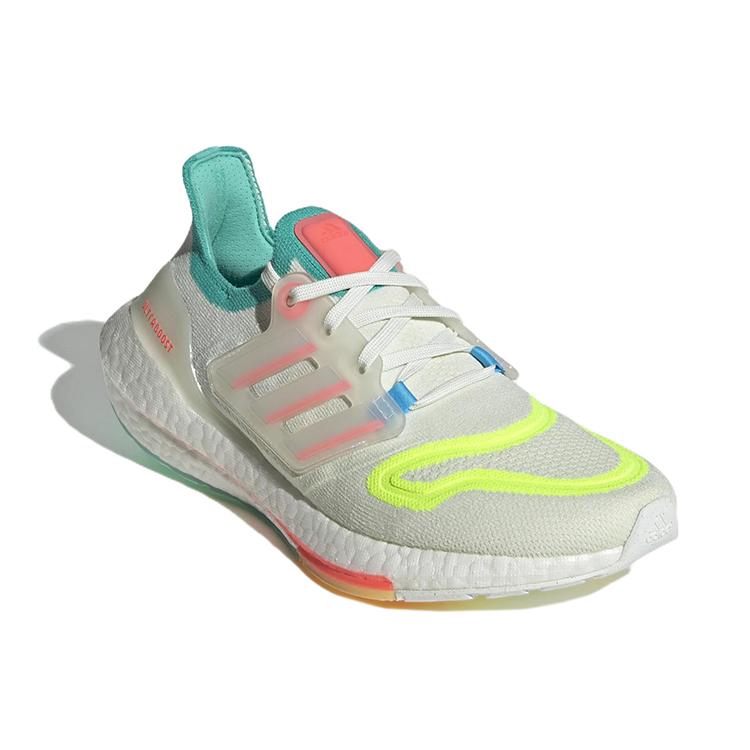 Nye Adidas Ultra Boost 22 White Tint Turbo Mint Rush Dame GX8015
