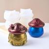 Mushroom House Resin Jar Silicone Molds with Lid Silicone Candle Holder Silicone Molds for Jewelry Jar Handmade Craft