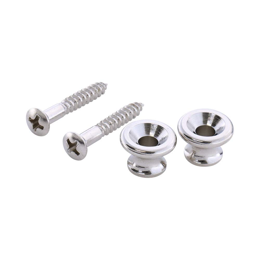 SCUD Strap Gibson Set with Nickel Pins, Type, 2-Piece Screws, Finish, EP-1N