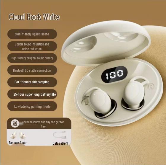 New Invisible Sleep Noise-Canceling TWS Bluetooth Earphones