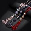 Shaped Chic Wave Crystal Necklace For Women With Colorful Tassels For Every Outfit