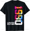 Vintage Class 35th Birthday Decorations Vintage 1990 35 Years Old T-Shirt Print Original Design Gifts T Shirts Camiseta