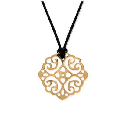 [K3675] - 'Carmen' Gold Plated Necklace - 35 Mm