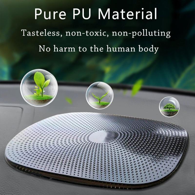 Rutschfeste Auto-Armaturenbrett-Pad für Mobiltelefone & Zubehör Universelle klebrige Anti-Rutsch-Matte aus PU-Material