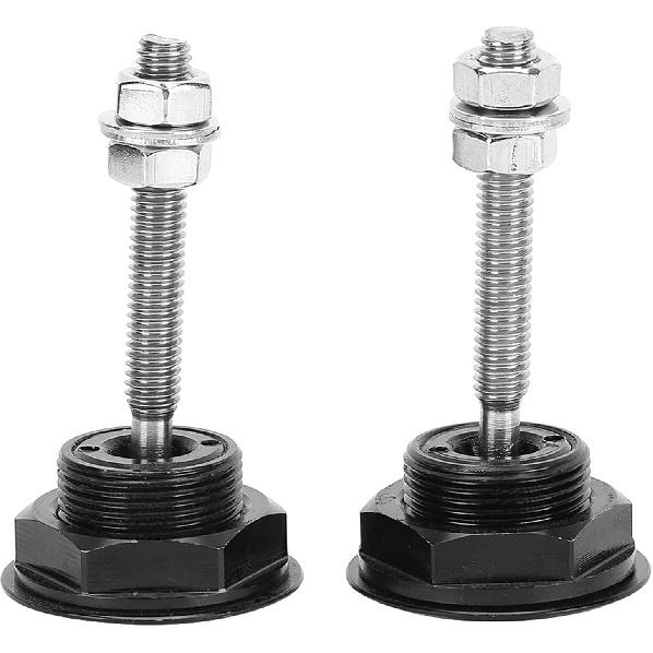 Universal Hood Pins 22mm Aluminum Quick Release Lock Heavy Duty Automotive Fastener Set 2 Pack