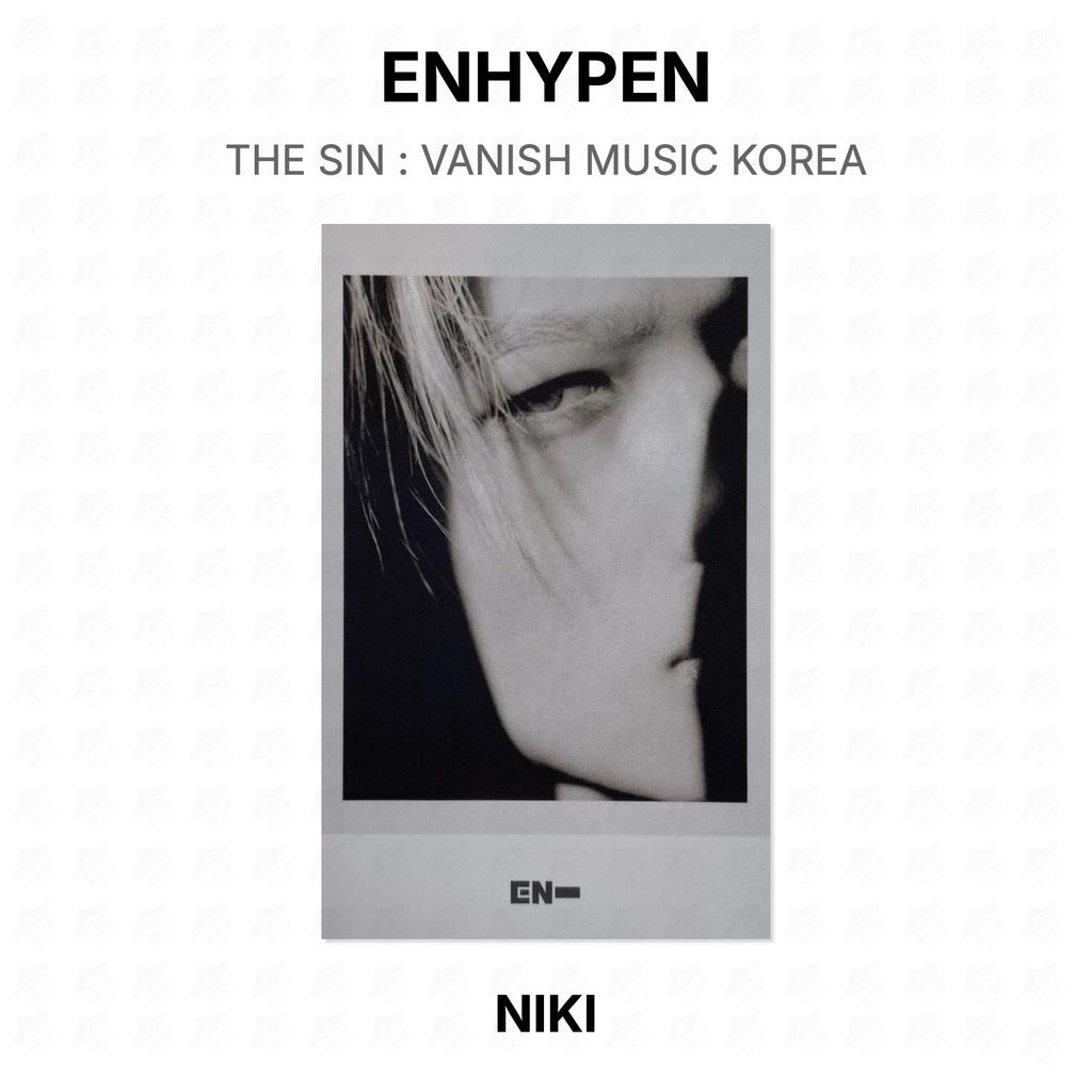 ENHYPEN THE SIN : VANISH MUSIC KOREA Official Photocard