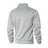 Men's Spring Autumn Casual Fashion Solid Colour Sweater Men's Long-sleeved Sports Hooded Tops Zip Cardigan Sweatshirt Moisture Wicking Breathable Tops