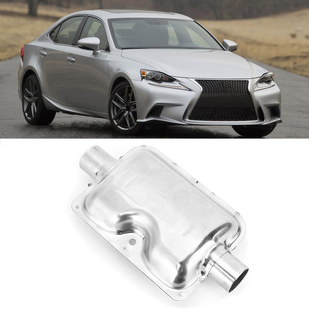 24mm 0.94in Stainless Steel Diesel Parking Heater Silencer for 25mm 0.98in Exhaust Pipe