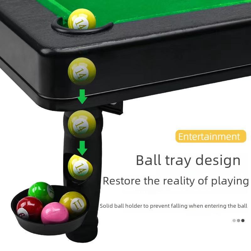 Mini Pool Table Toy for Kids - Indoor Billiards Game for Boys, Parent-Child Interactive Desktop Gift