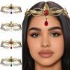 Vintage King Round Elves Crown Baroque Zinc Zinc Alloy Rhinestone Headdress  Bridal Party