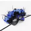 Feathered Masquerade Mask Halloween Party Eye Mask Half Face Mask for Women Cosplay Masquerade Decoration Eyewears