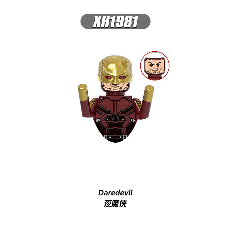 Thunderbolts Black Widow Building Blocks Daredevil  Bricks Taskmaster For Toys Gifts Children Mini Action Figures Party GIFTS