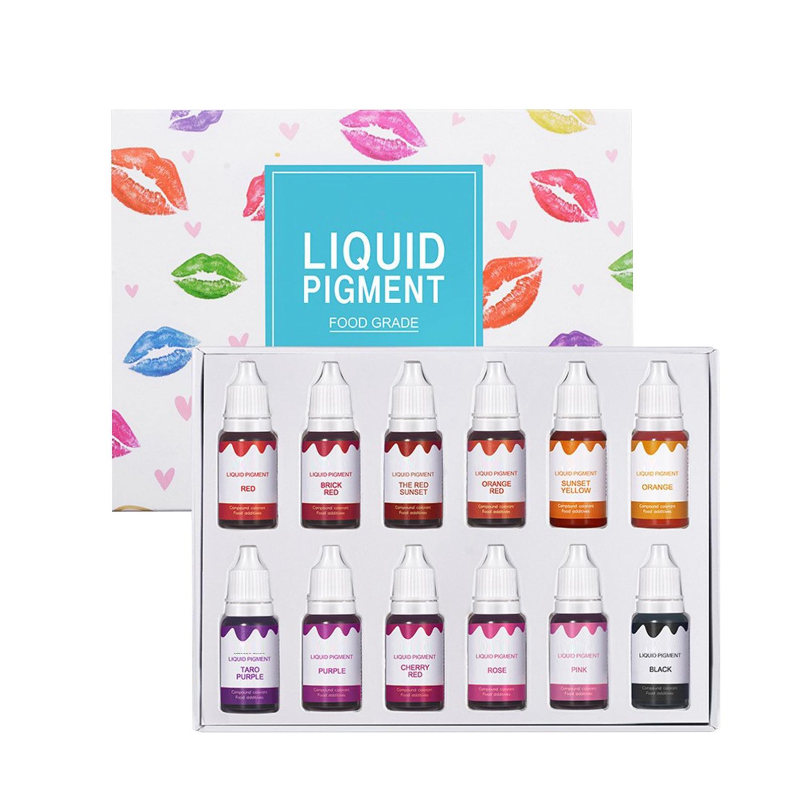 

Губная помада Цвет губ Растительный Натуральный Пигмент Торт Мыло Пищевой Пигмент Краситель Набор,120 мл One Size