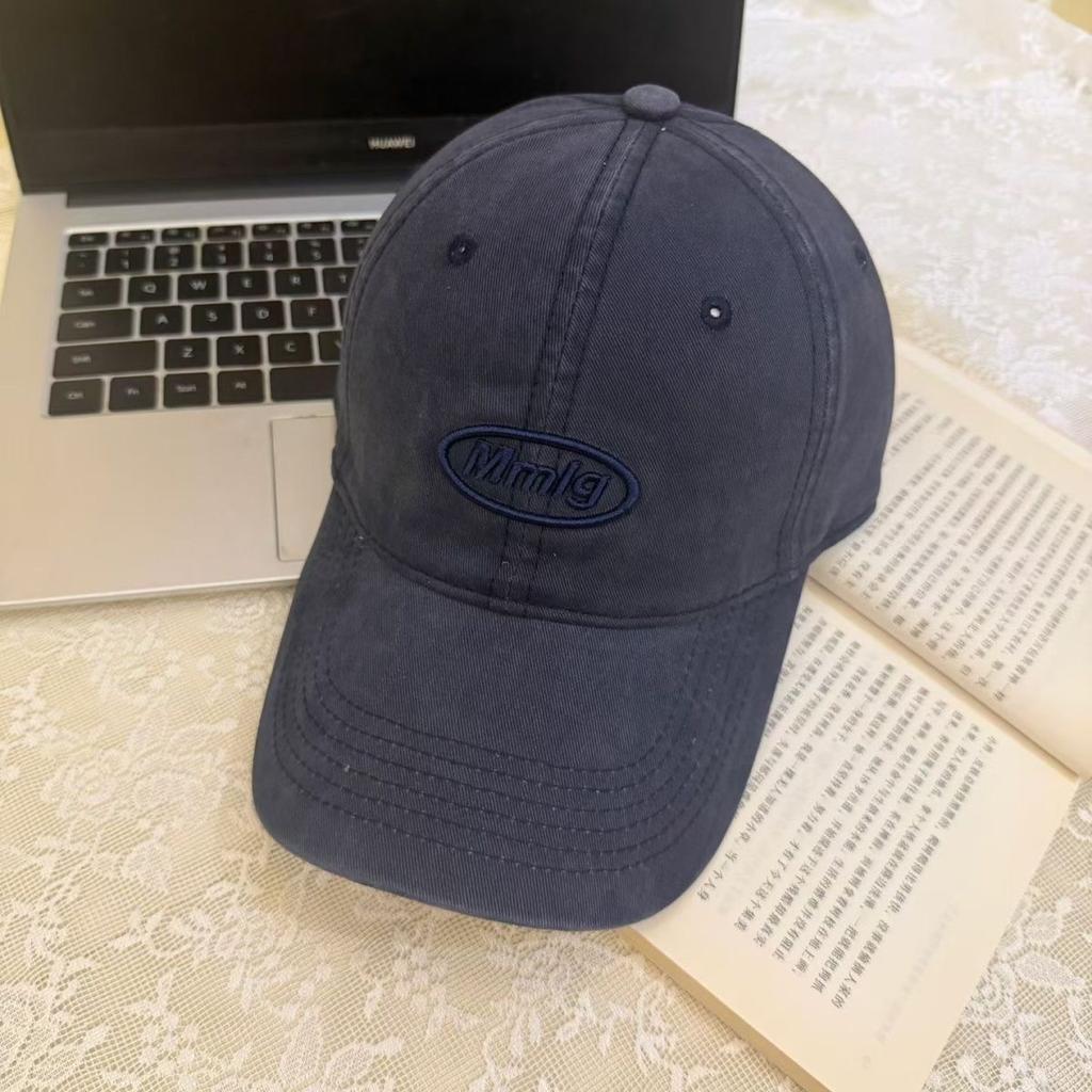 Fashion Hat Korean version of letter embroidery new ins baseball cap children curved brim cap big head circumference showing small face fashion