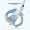 Cute Adjustable Cat Dog Harness Set Comfortable Escape Proof Cat Rope Vest with Leash Breathable Dog Traction Rope Walking