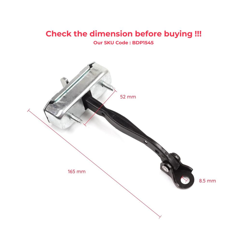BDP1545 Rear Door Stop Check Assy Limiter Strap for Toyota Camry MK7 V5 XV50 XV55 2011-2019 68630-33092