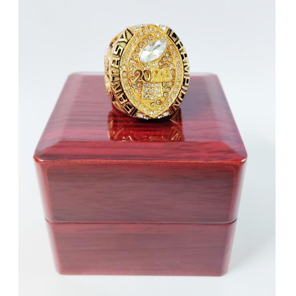 Кольцо чемпионата по фэнтези-футболу 2025 - Золотой сплав Size 9