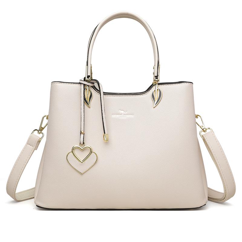 Kangaroo 2025 Women's Versatile Soft Leather Shoulder Handbag