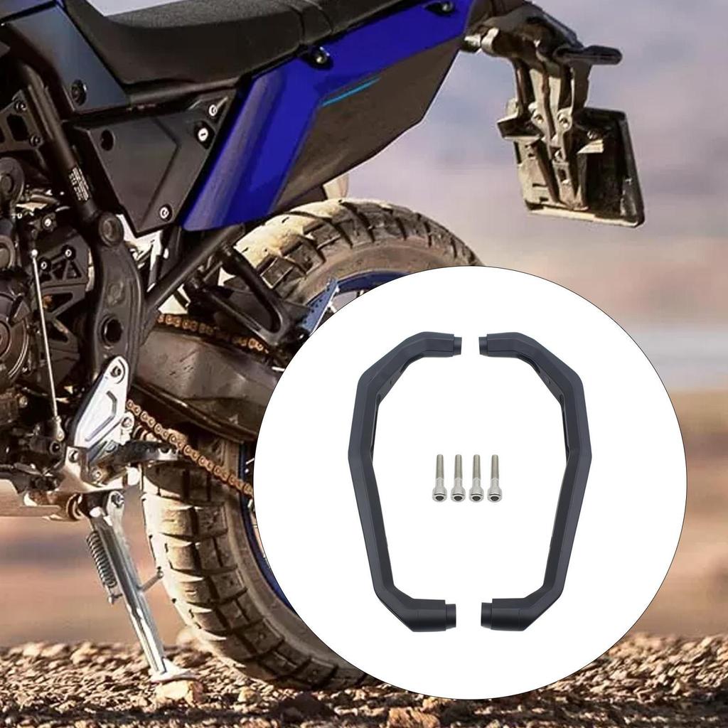 2 Pieces Motorbike Rear Passenger Grab Handle Armrest for Yamaha Tenere