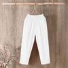 Women's Pants Loose Cotton Pants with Large Size Cotton Solid Color Casual Ladies Underwear