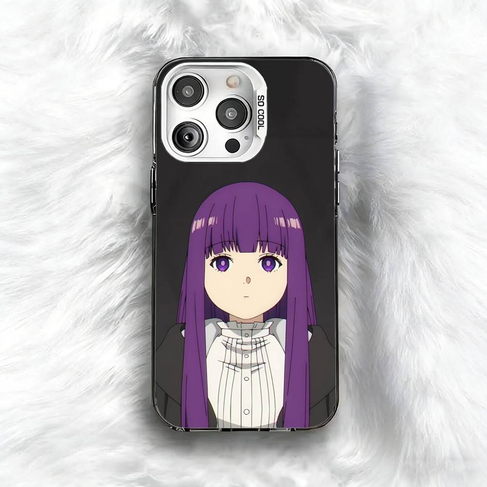 Чехол для телефона Ferm S-Sousou No F-Frieren для iPhone 16 17 15 14 12 13 Pro Max Черный цвет Ударопрочный чехол iPhone12PRO