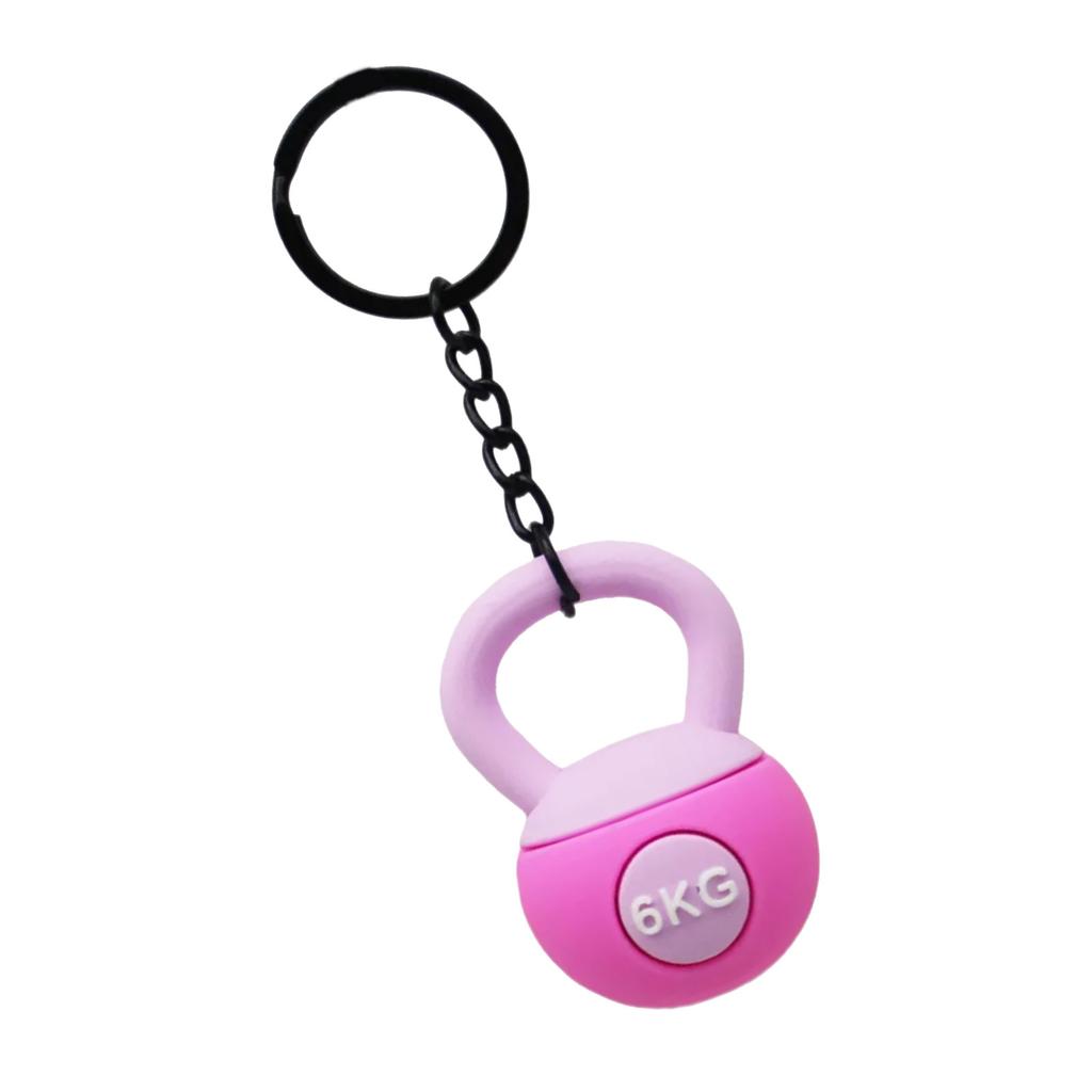 Miniature Kettlebell Keychain Decoration Eye Catching Kettlebell Key Holder Keychain Charm For Fitness Events And Prizes