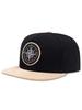 Compass label pattern versatile casual sports style couple style simple flat brimmed hat for men and women outdoor travel