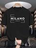 5 13 MILANO Unisex'S Summer Short-Sleeved T-Shirt