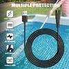 Flexible Charging Cable For 28620E Handheld Pool Vacuum 80CM 5V 2A USB Power Cord Replacement