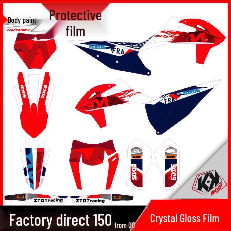 BOSUER Cheetah Hunter N911 Off-Road Motorcycle Decals & Stickers