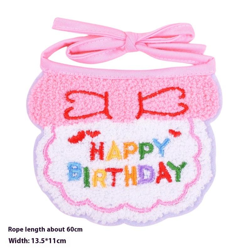 Niedliches Haustier Katze Hund Geburtstags Schal Hut Set Katze Geburtstags Party Zubehör Haustier Schal Geburtstagshut Schal Klein Mittel Haustier Zubehör