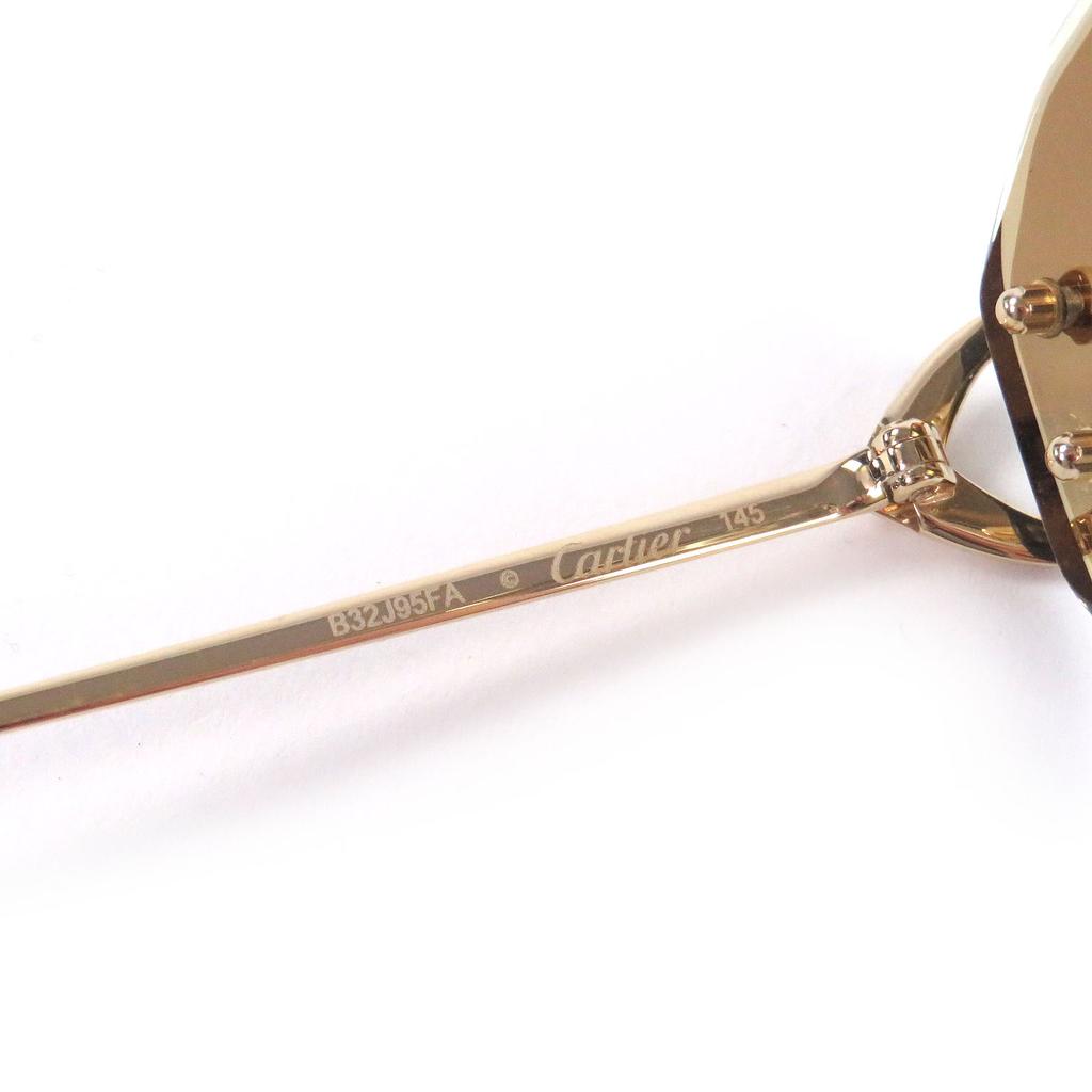 Excellent Cartier Sunglasses Gold Mens CT0468S Used