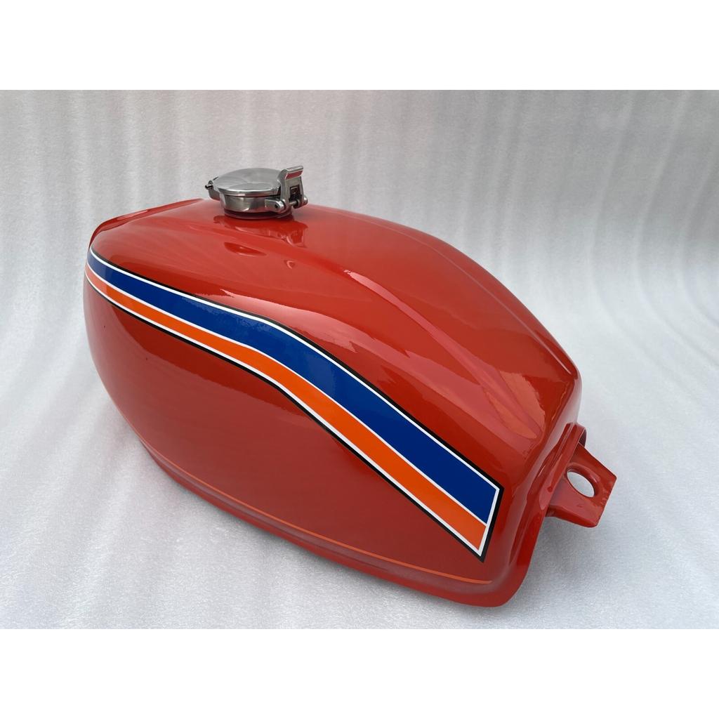 Honda CB400 CB400A 1978 Red Painted Aluminium Alloy Petrol Fuel Gas Tank + Cap