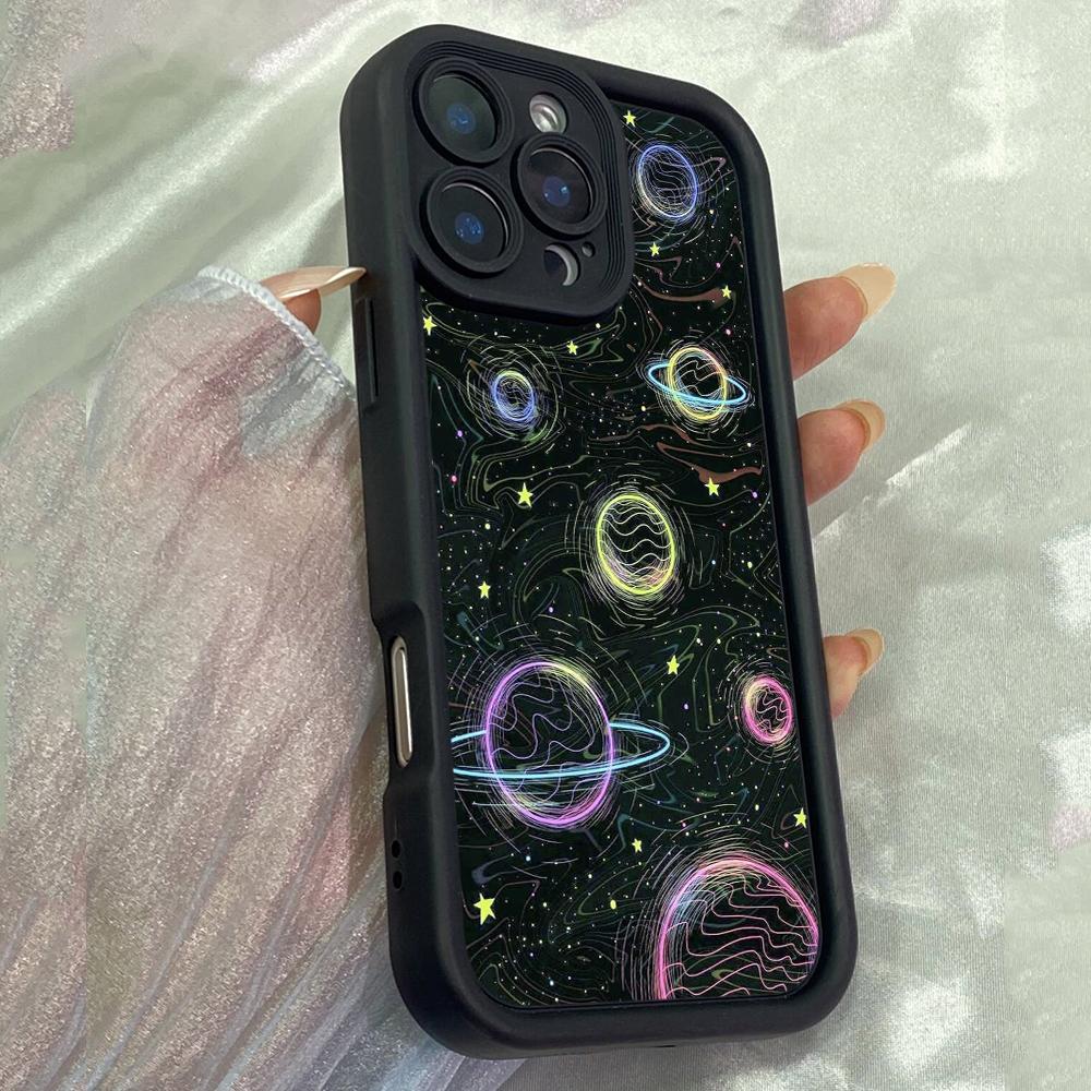 

JT501 Космические Планеты Арт для iPhone 17 16 15 14 13 12 Pro Max Samsung S26 S25 Ultra A17 A07 A56 A16 A06 A05 A15 Xiaomi 15T Redmi 15c 14C Мягкий Чехол for iPhone 5/5s чёрный