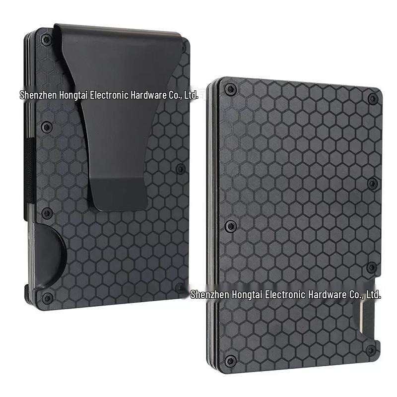 New RFID Blocking Carbon Fiber Wallet with Money Clip