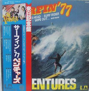 

LP Record VENTURES Surfin 77 GP503 UNITED ARTISTS 1977 Japan Obi Rock Used