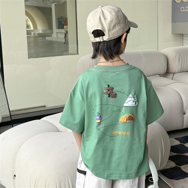 Boys' Summer Cotton Short Sleeve T-Shirt
