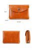 New Fashion Retro Women Double Layer Wallet Clutch Bag Coin Purse Key Earphone Bank Card Storage Mini Purses Coin Pouch