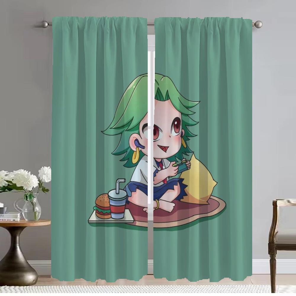 Eleganckie Zasłony Pokojowe do Salonu Assassin Tiul do Sypialni Dekoracja Halloween Zasłona Okienna Zasłony do Wnętrza Domu