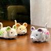 Electric Cat Toy Mouse Interactive Simulation Electric Hamster Cat Toy Self-Moving Obstacles Avoid Interactive Cat Toy