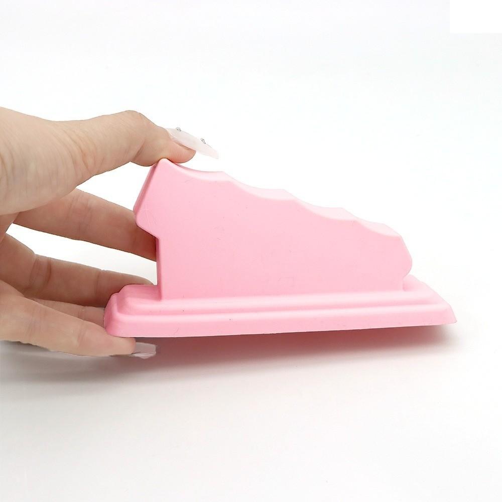 Silicone Nail Art Finger Support Anti-slip Sturdy Nail Practice Assistant Mat Ergonomically Designed Finger Stand For Nail Salon