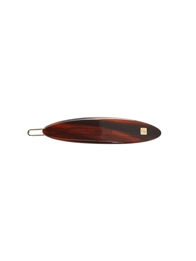 Dnini Classic Oval Barrette S(Brown)