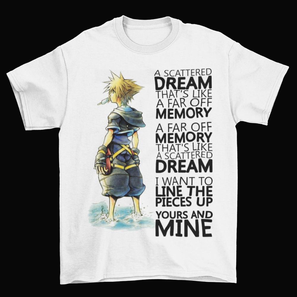 

A Scattered Dream Kingdom Hearts TShirt Unisex Funny Adult Sora Keyblade New Unisex T-Shirt XXXXL